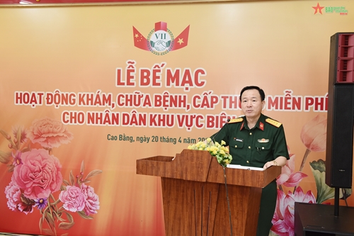 Bế mạc hoạt động khám bệnh, cấp thuốc miễn phí tại tỉnh Cao Bằng

